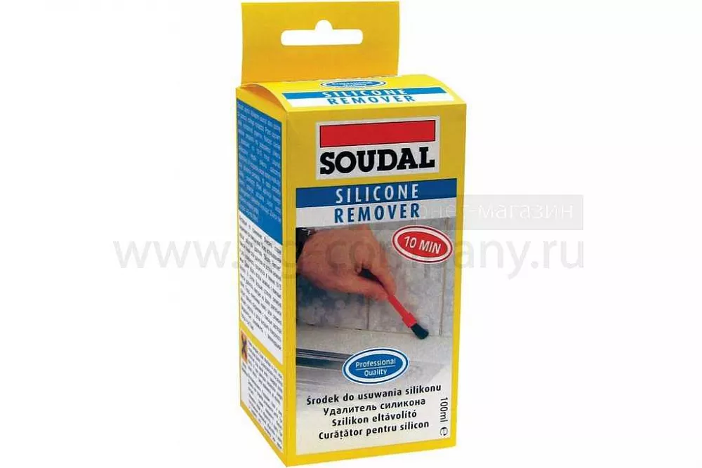 Удалитель силикона SOUDAL (100мл) (уп.12 шт)